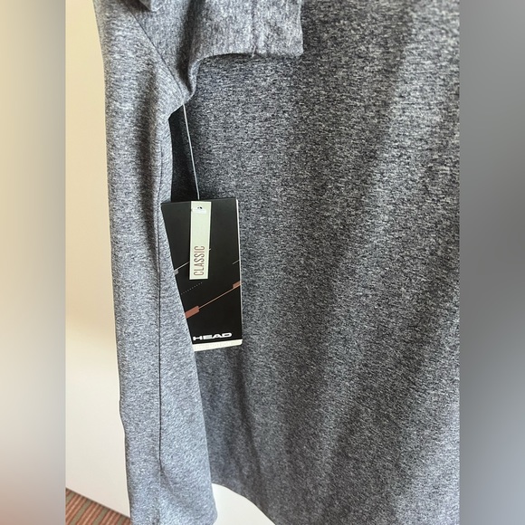 NWT HEAD Men Heather Gray Hypertek Dri-Motion T Shirt Crew Neck Reflective Sz XL - Picture 8 of 12